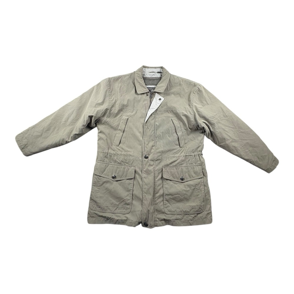 VTG Members‎ Only Field Jacket Khaki Zip Front Coat Men's Medium